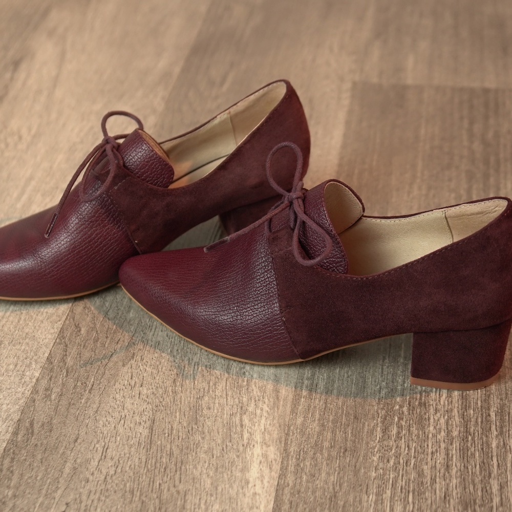 Intentionally Blank Oxford heels